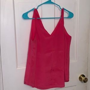Pink Silk Banana Republic Tank